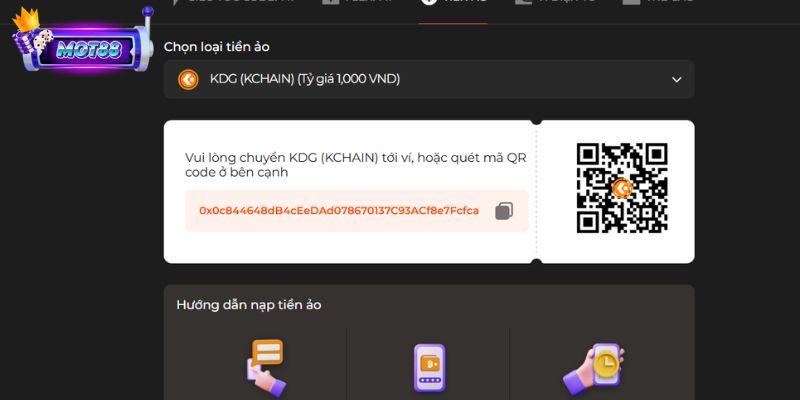 Nạp tiền qua mã QR